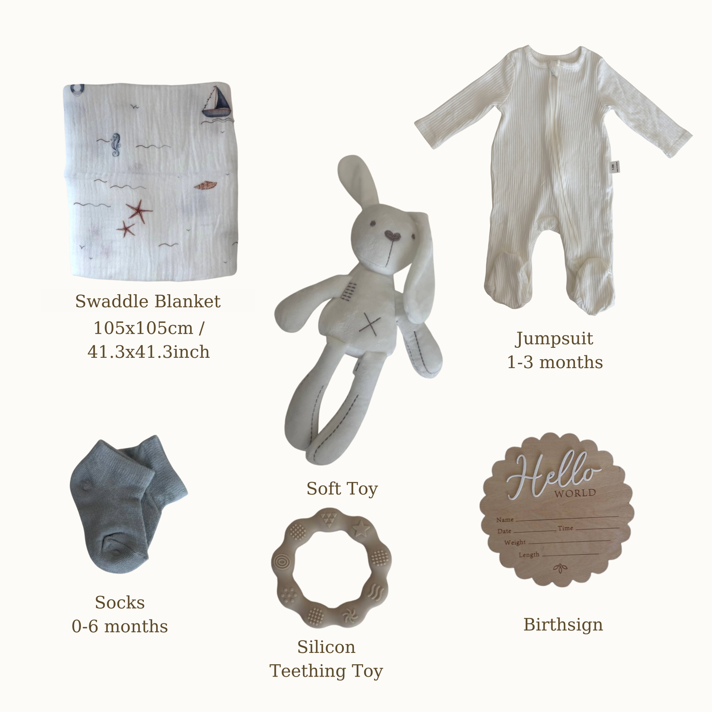 The First Hello — Big Gray Gift Box
