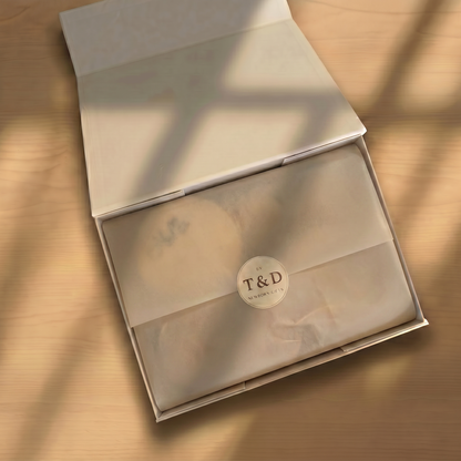 The First Hello — Small Beige Gift Box