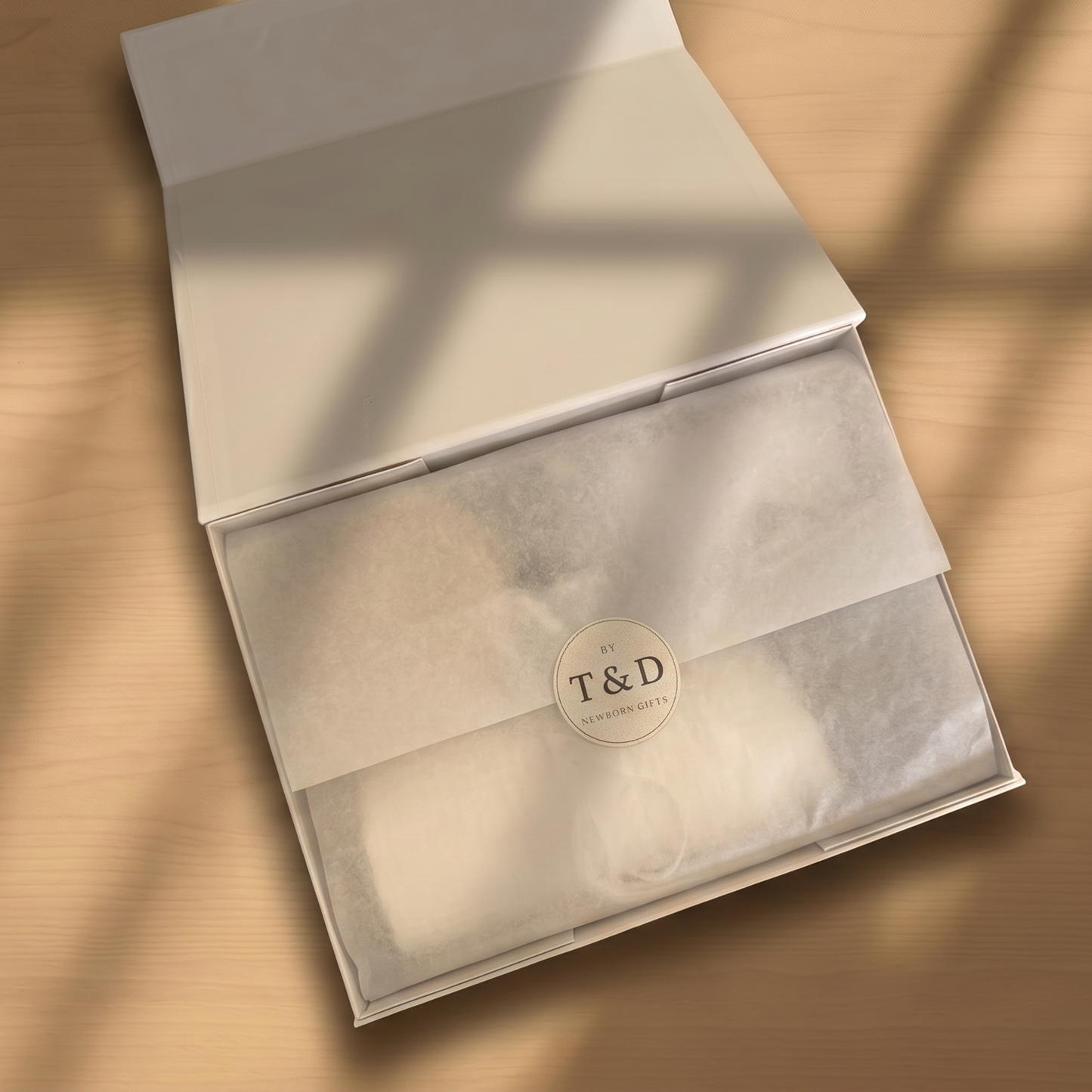 The First Hello — Small Grey Gift Box