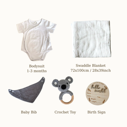The First Hello — Small Grey Gift Box