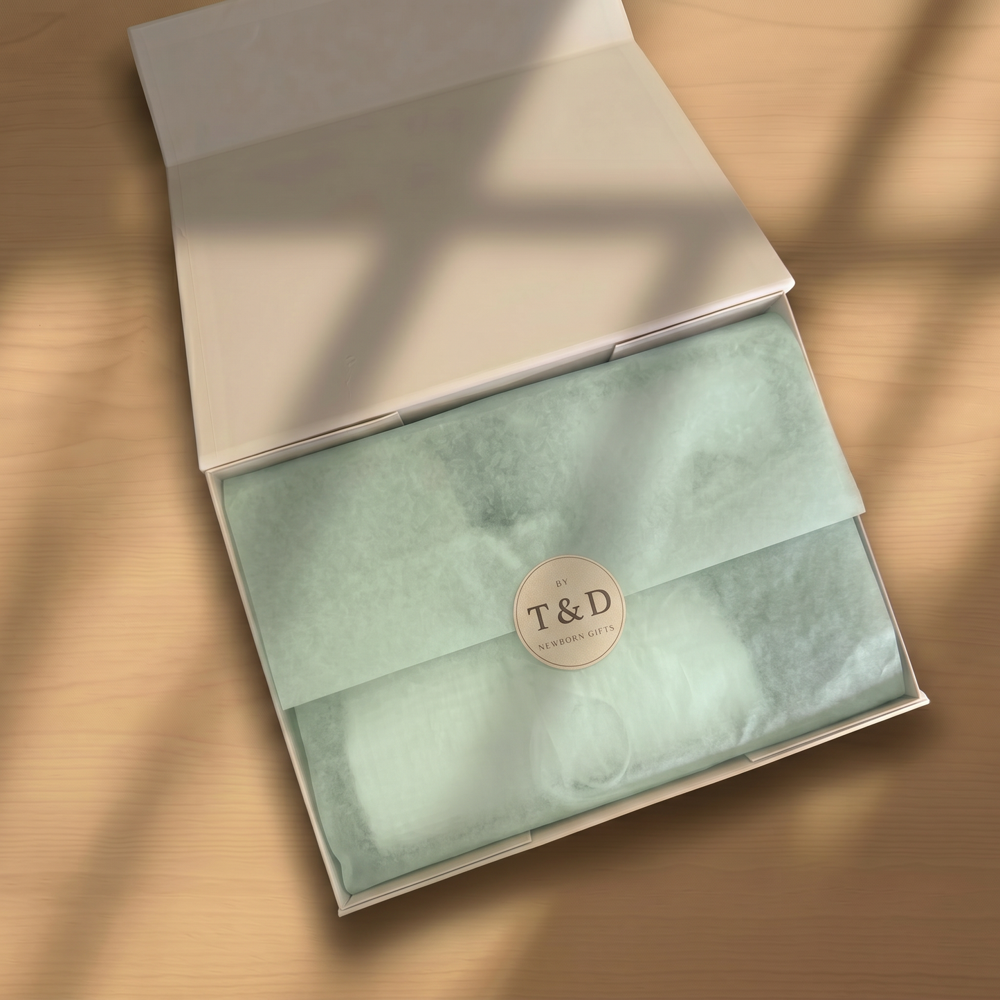 The First Hello — Small Olive Gift Box